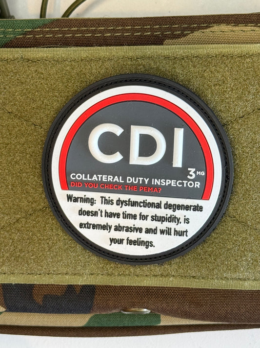 CDI — Collateral Duty Inspector PVC Patch