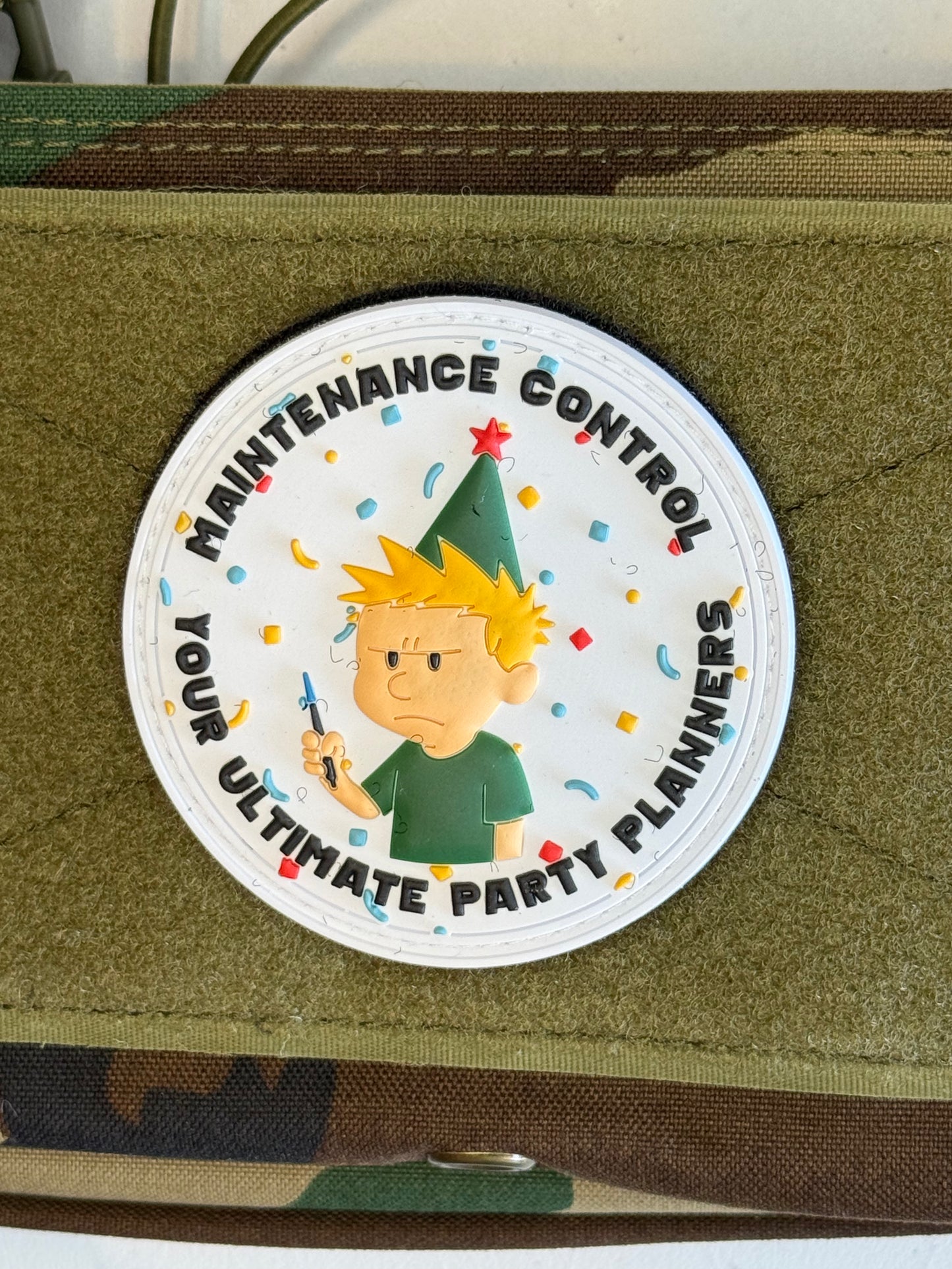 Maintenance Control — Your Ultimate Party Planners PVC Patch