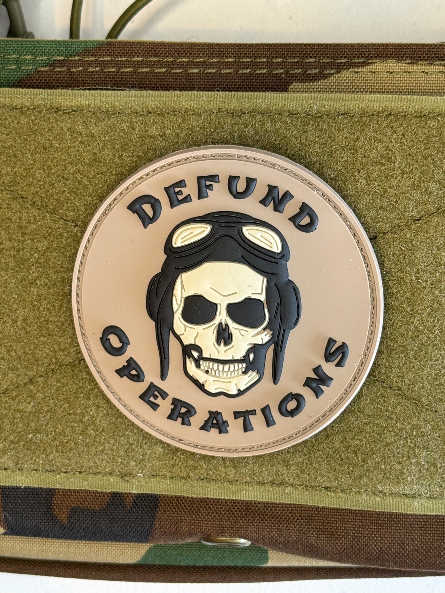 Defund Operations PVC Patch