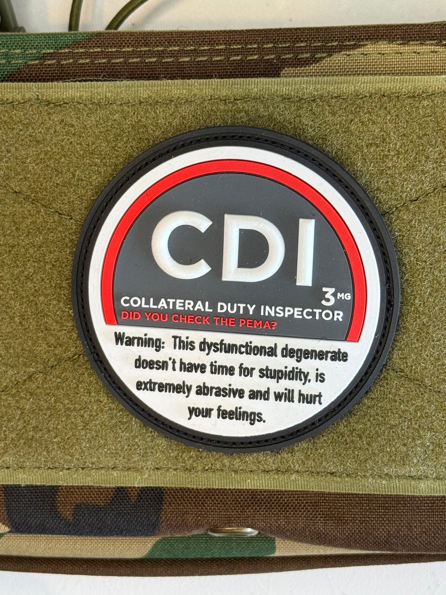 CDI — Collateral Duty Inspector PVC Patch