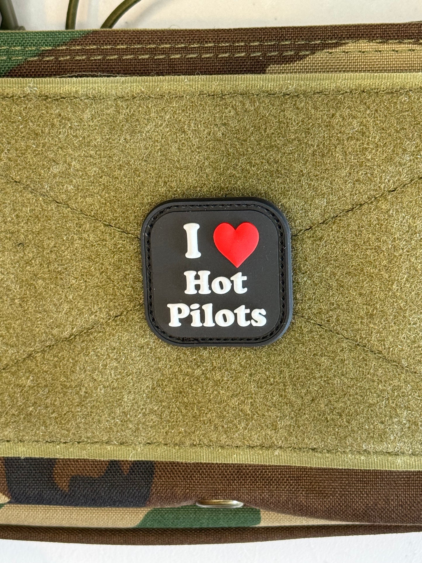 I ❤️ Hot Pilots PVC Patch