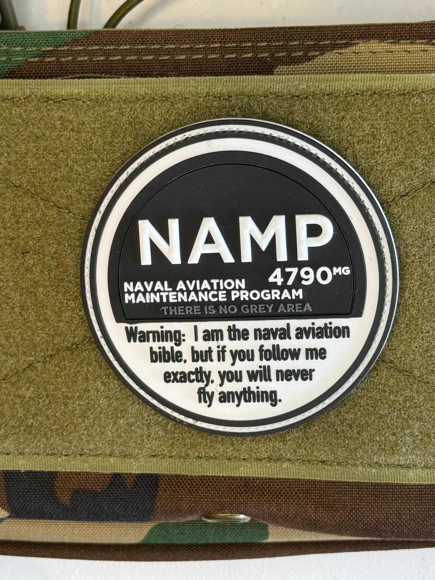 NAMP — Naval Aviation Maintenance Program PVC Patch