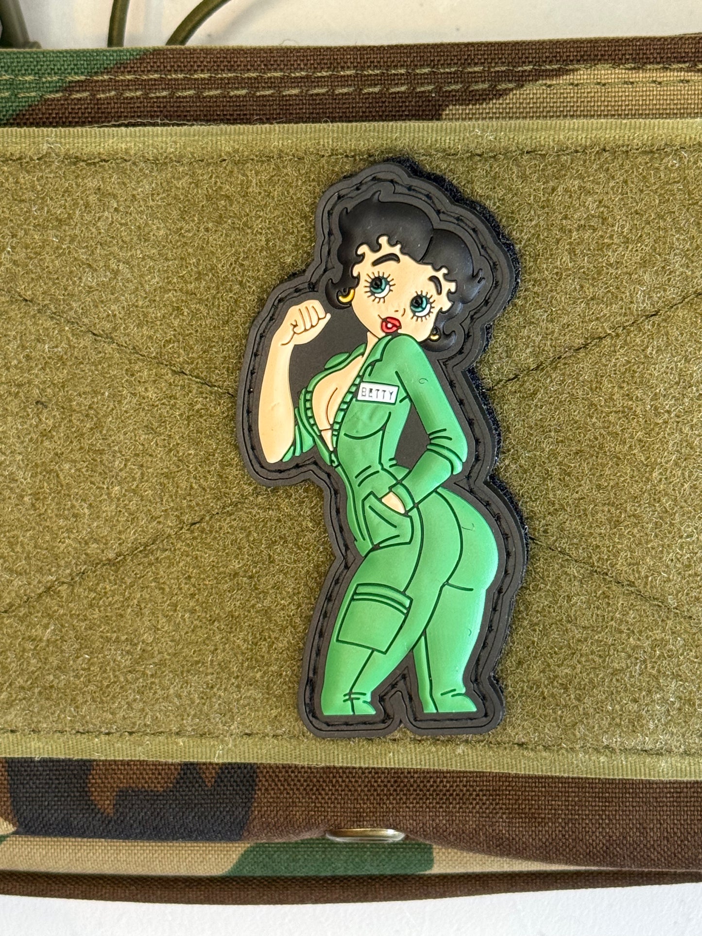 Betty — Maintenance Pin-Up PVC Patch