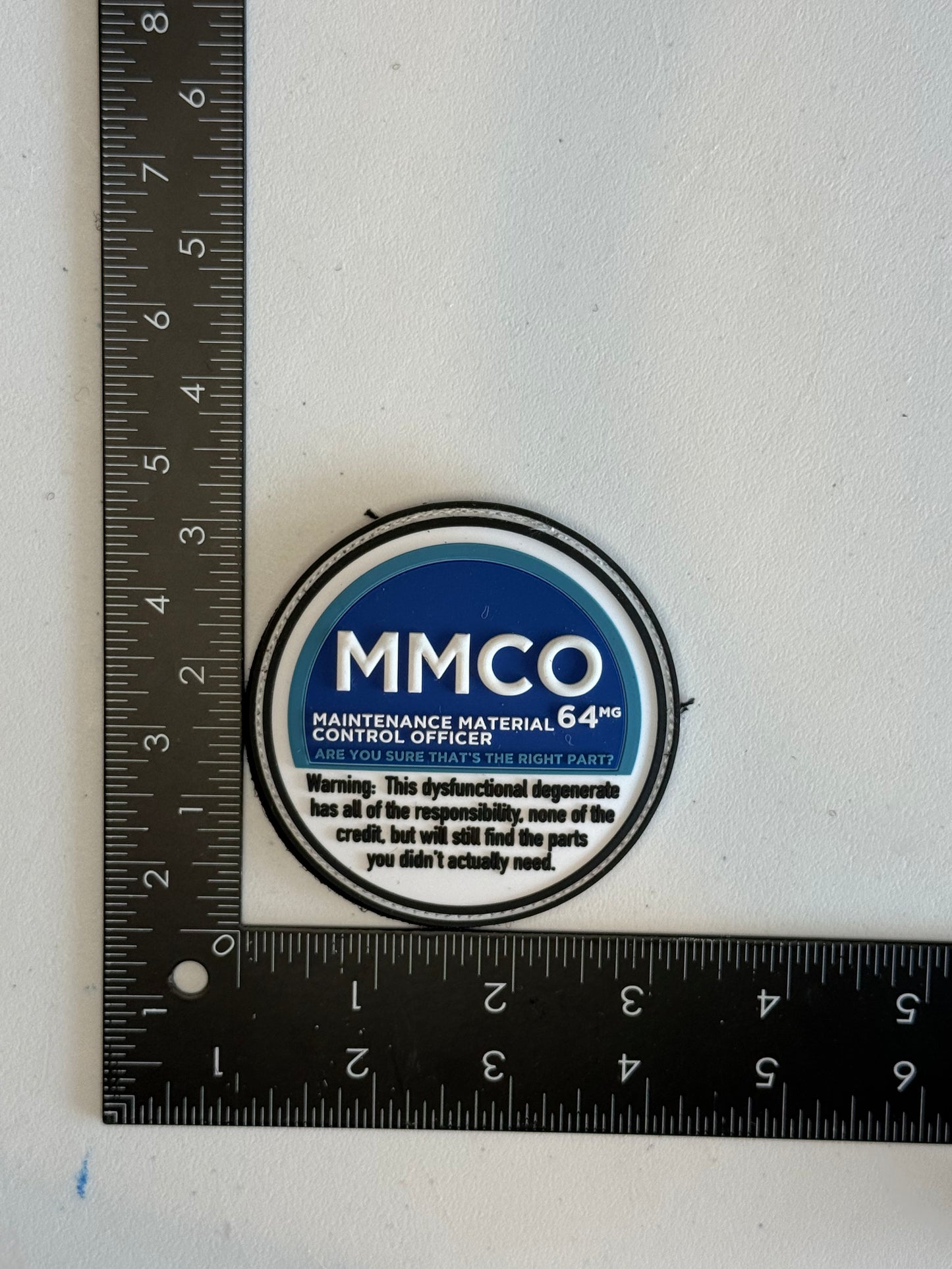 MMCO — Maintenance Material Control Officer PVC Patch