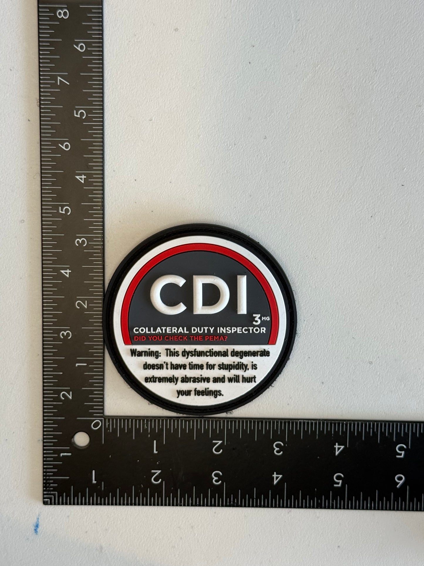 CDI — Collateral Duty Inspector PVC Patch