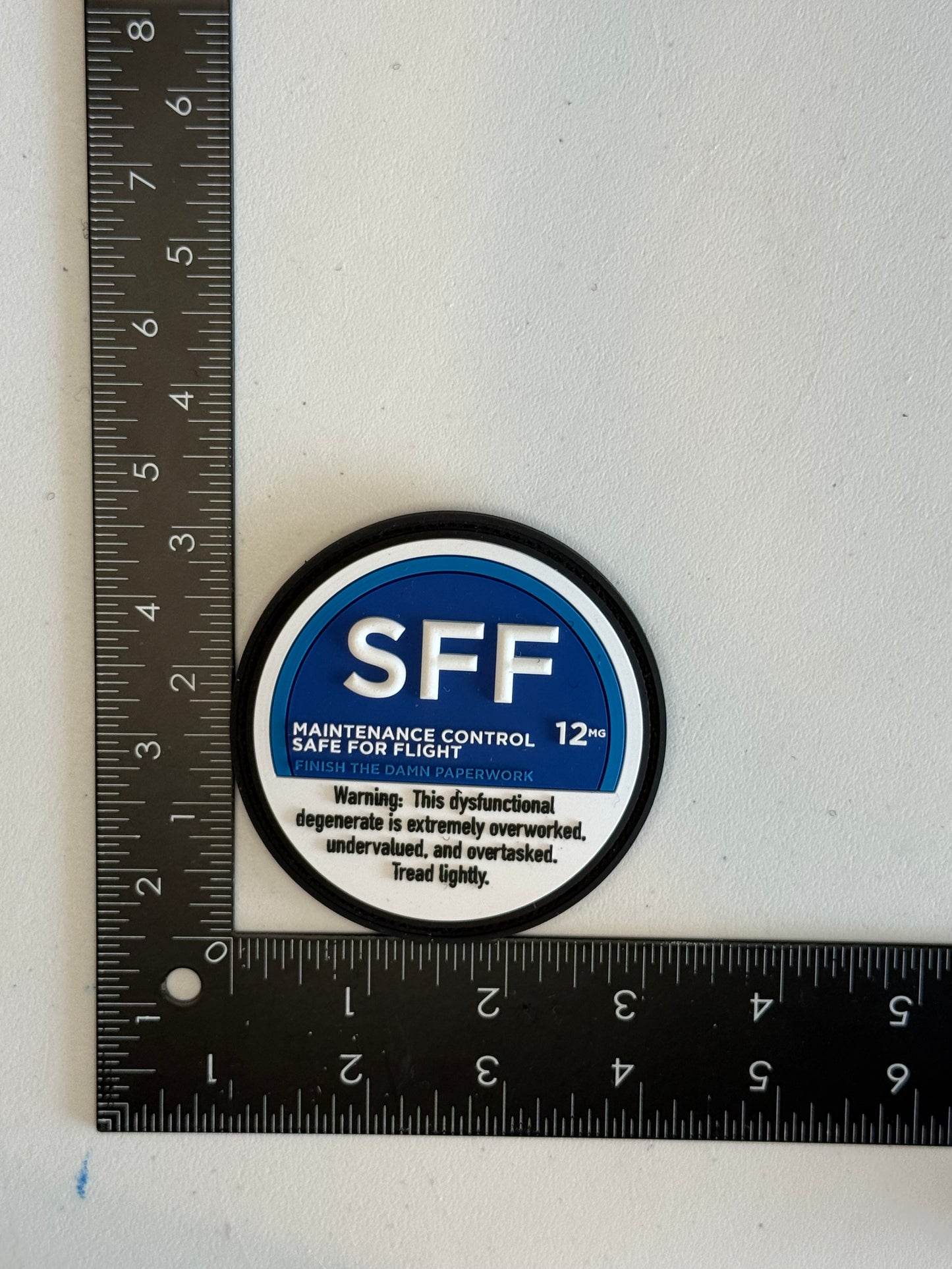 SFF — Maintenance Control Safe For Flight PVC Patch
