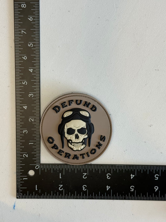Defund Operations PVC Patch