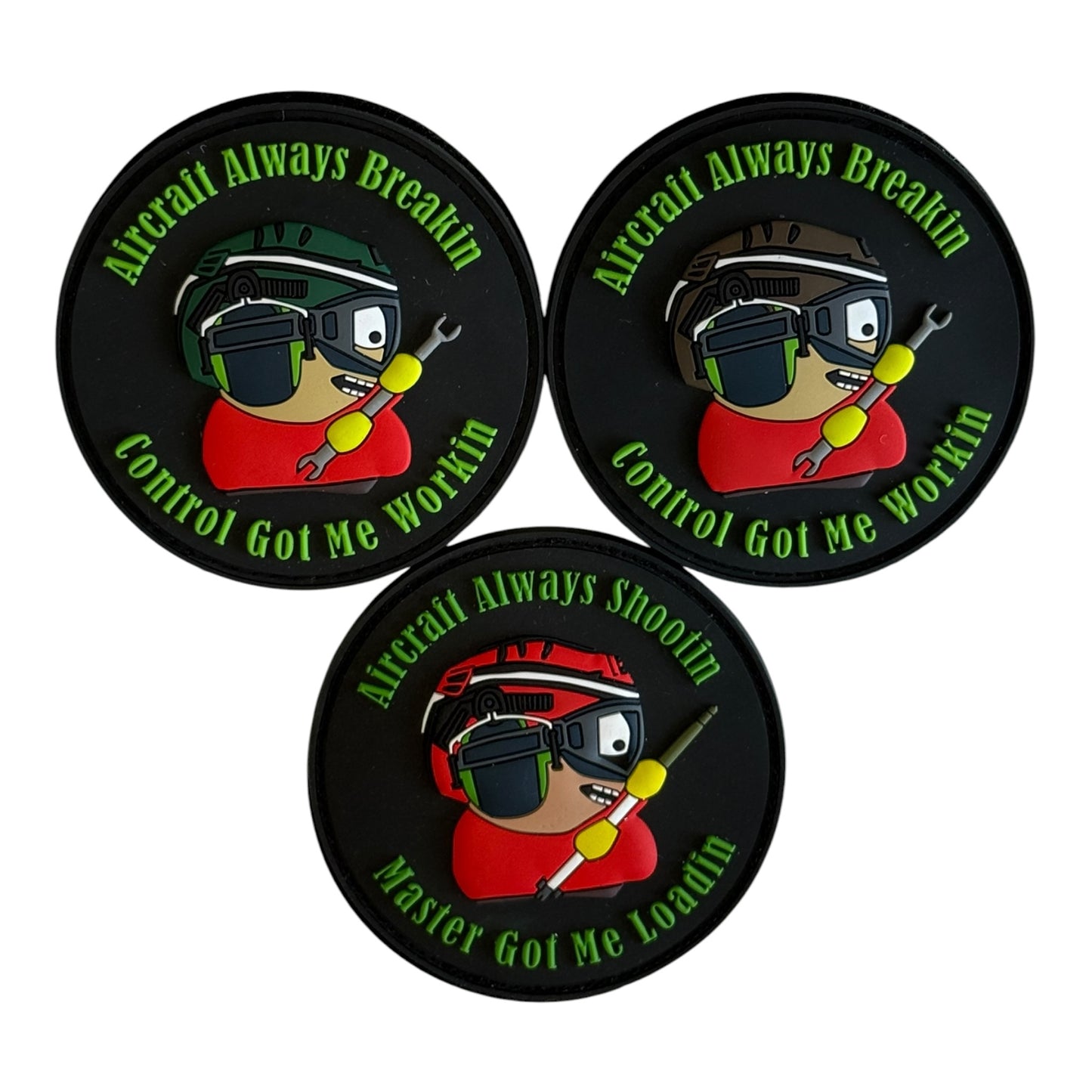 Aircraft Always Breakin / Always Shootin PVC Patches