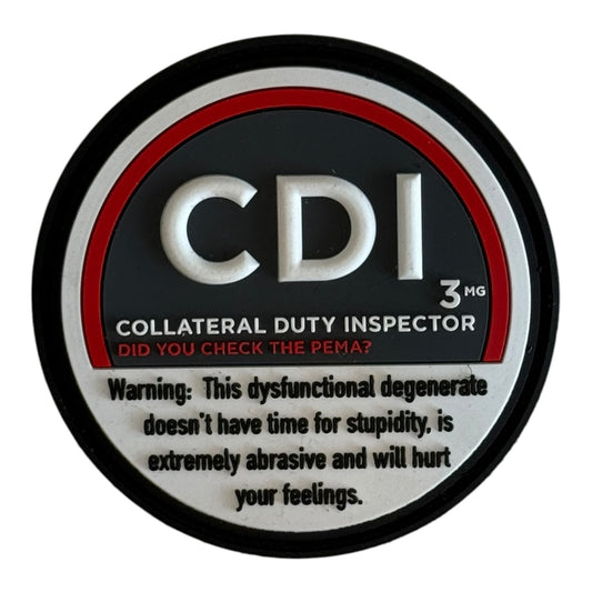 CDI — Collateral Duty Inspector PVC Patch