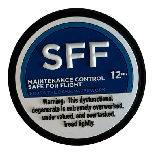 SFF — Maintenance Control Safe For Flight PVC Patch