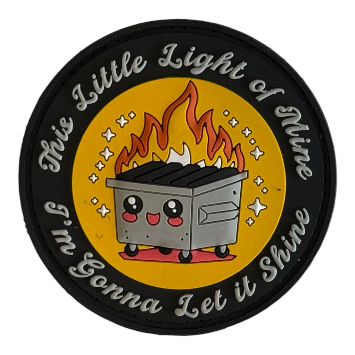 This Little Light of Mine — Dumpster Fire PVC Patch