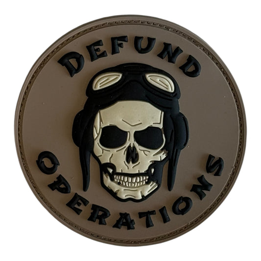 Defund Operations PVC Patch