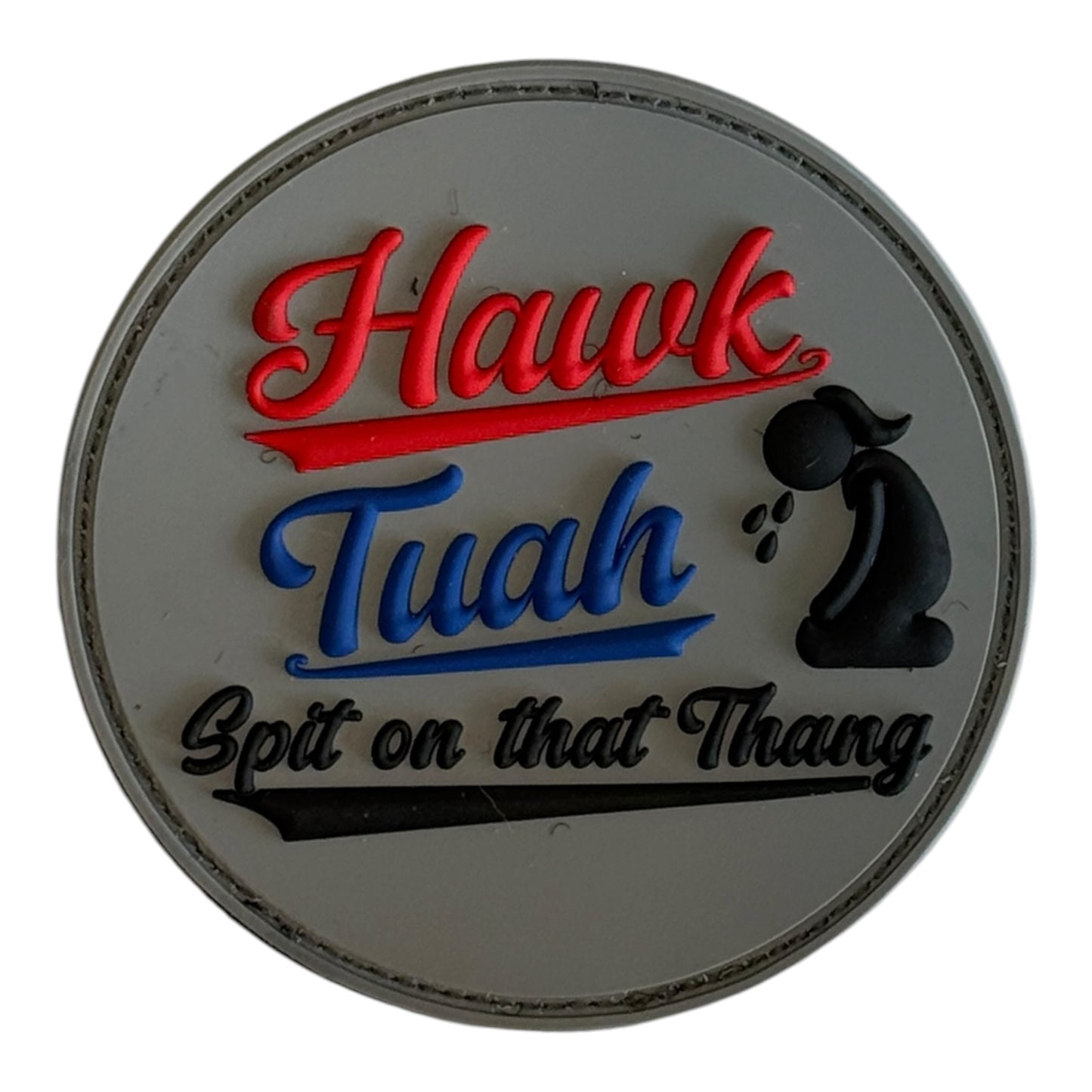 Hawk Tuah PVC Patch
