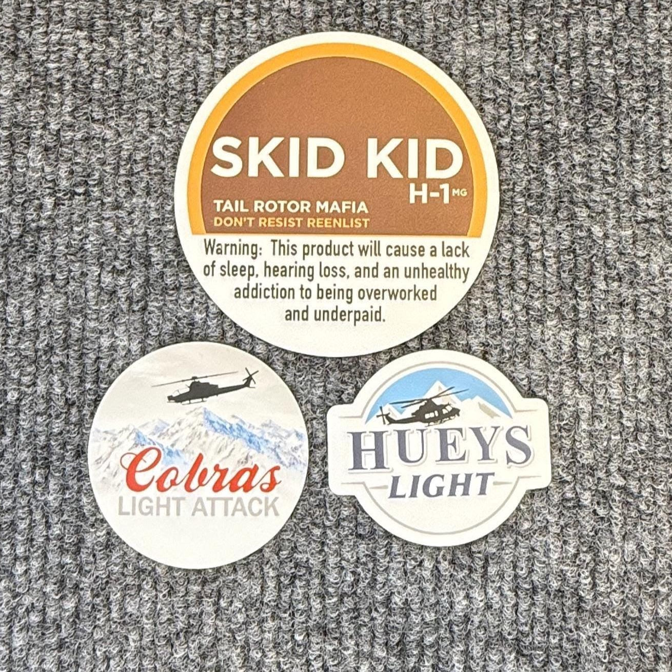Skid Kid Stickers