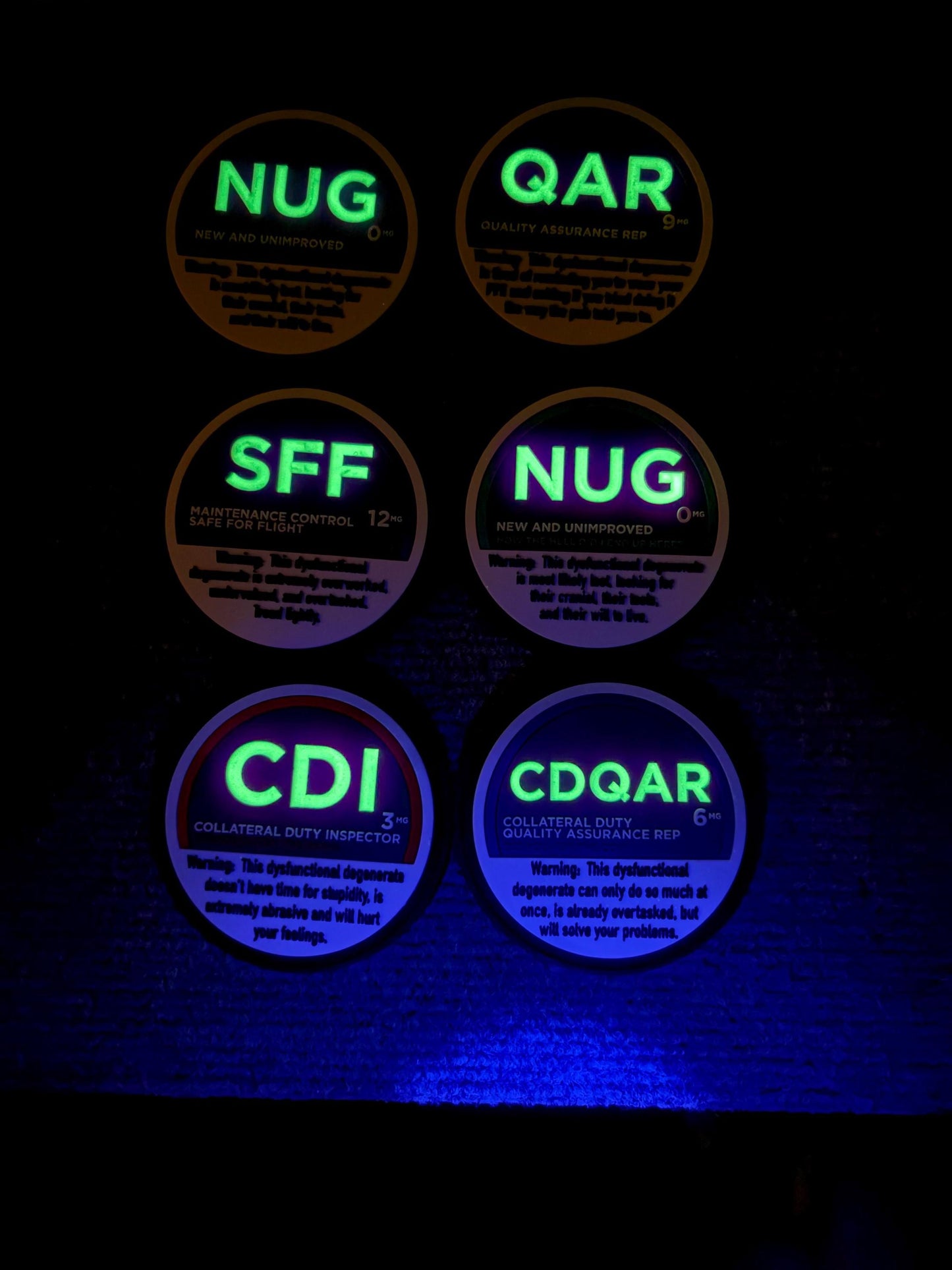 CDQAR — Collateral Duty Quality Assurance Rep PVC Patch